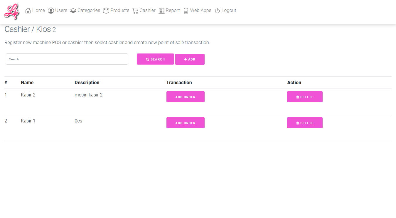 Laravel point of sale apps aplikasi kasir toko penjualan online